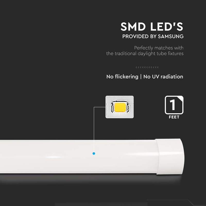 Lampa LED liniară 10W, 30 cm, 120 lm/W, 6500K, lumină rece, SKU-20346 [8]