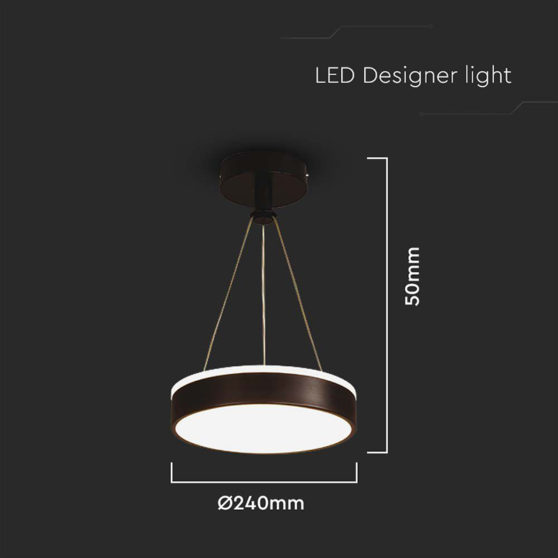CORP ILUMINAT LED 12W 3IN1 - NEGRU [3]