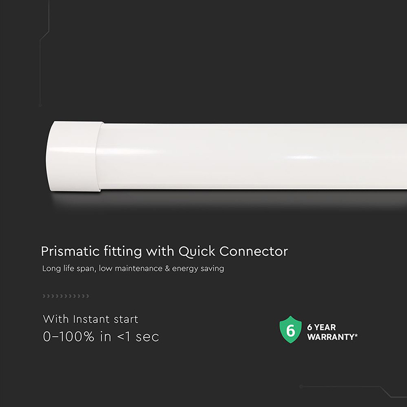 Lampa LED liniară 20W, 60 cm, 120 lm/W, 6500K, lumină rece, cip CREE, V-TAC, SKU-203496 [9]