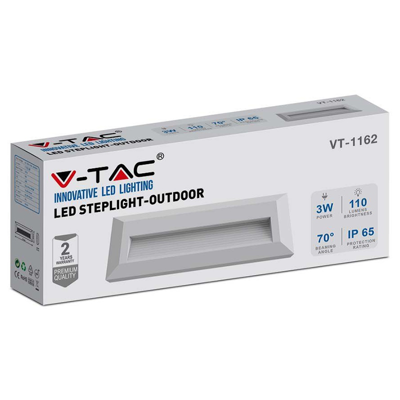 CORP ILUMINAT LED PENTRU SCARI 3W 4000K ALB NEUTRU - ALB [9]