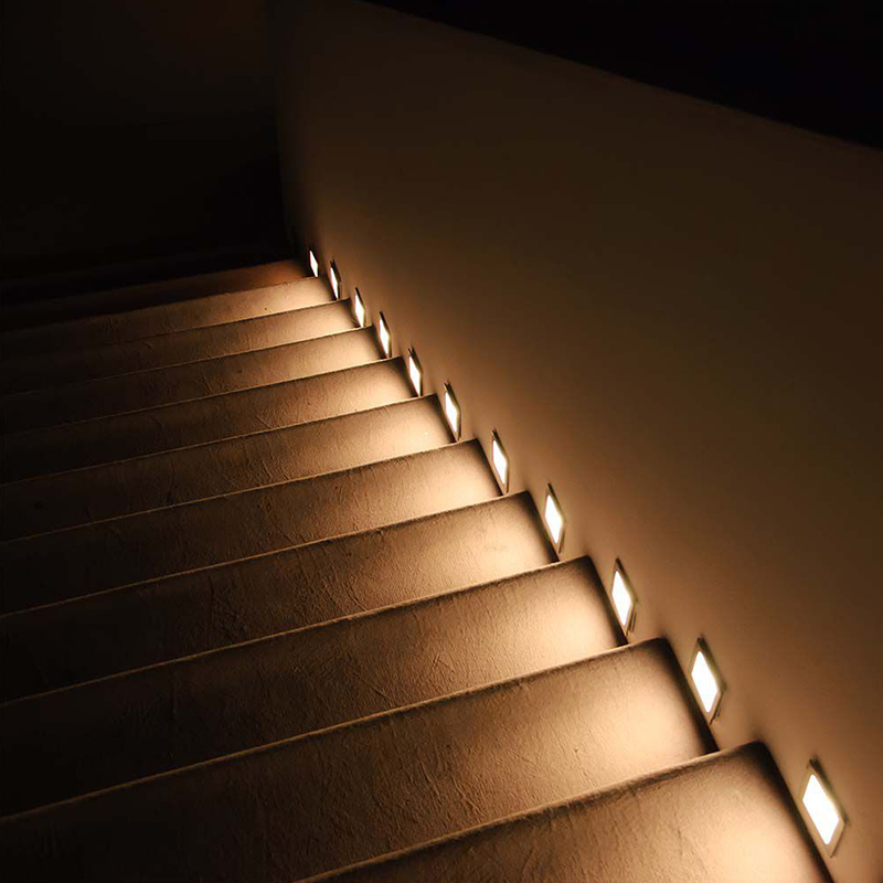CORP ILUMINAT LED STEPLIGHT MONTAJ SCARA/PERETE 3W 4000K ALB NEUTRU [8]