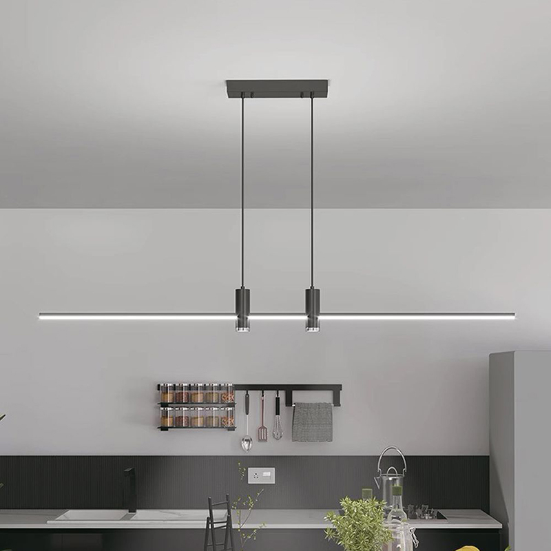 CORP ILUMINAT LED SUSPENDAT 19W 4000K 80CM X 115CM - NEGRU [7]