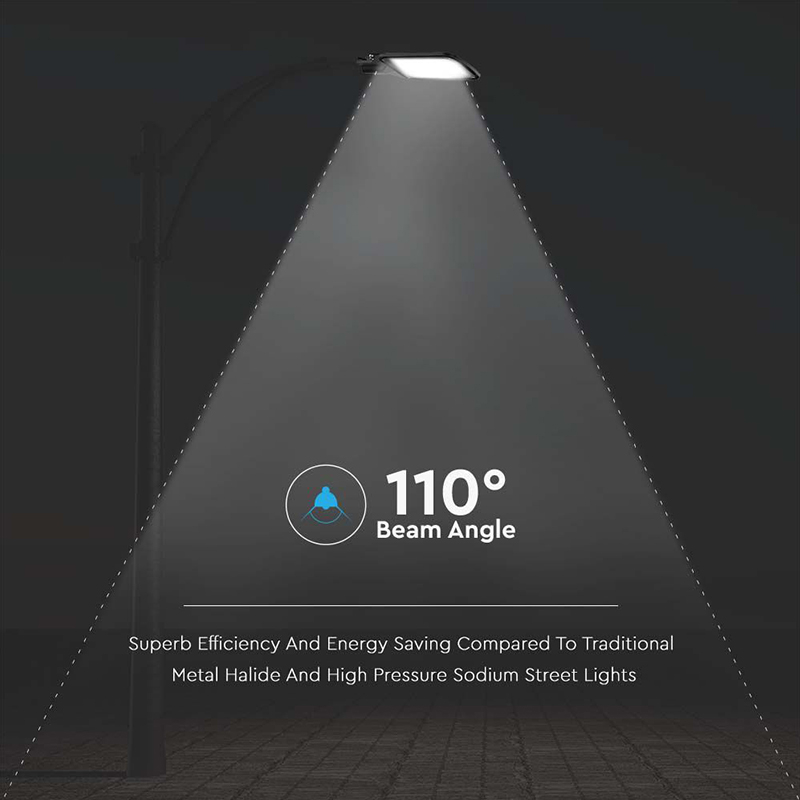 Lampa stradală LED 100W, 6500K, lumină rece, negru, V-TAC, SKU-10211 [4]