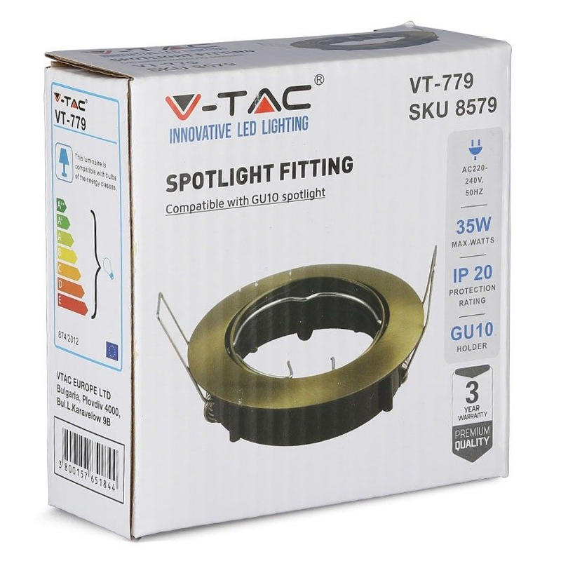 CORP SPOT GU10 - AURIU [12]