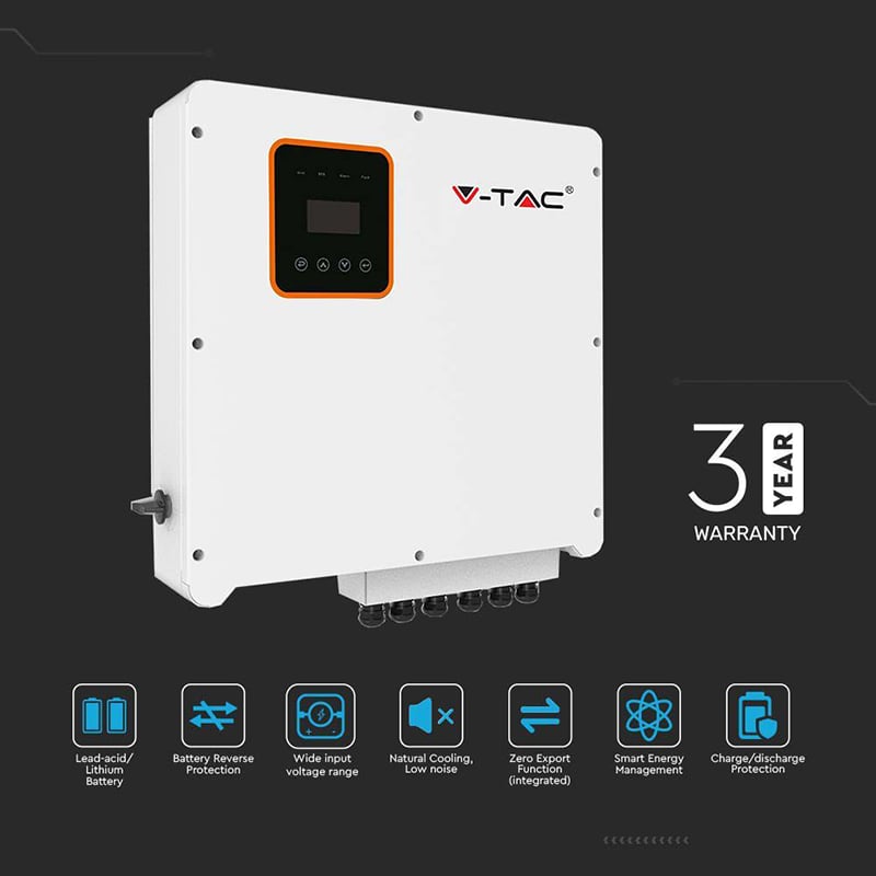 INVERTOR SOLAR 8KW HYBRID ON GRID/OFF GRID TRIFAZAT IP65 [6]
