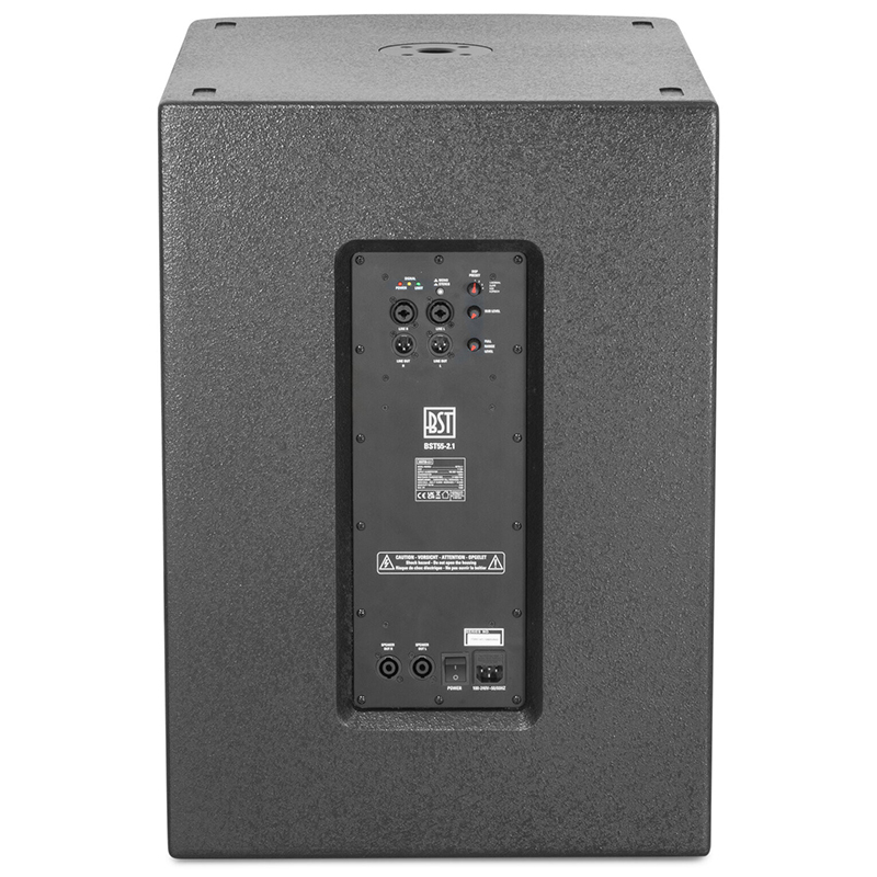 KIT 2.1 SUBWOOFER 18''/46CM + 2 SATELITI 4''/10CM 1200W RMS [7]