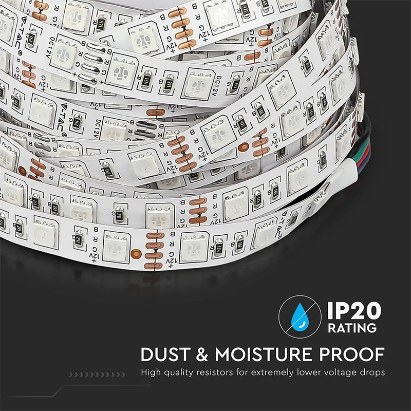 KIT BANDA LED SMD5050 RGB 60LED/M IP20 5M [3]