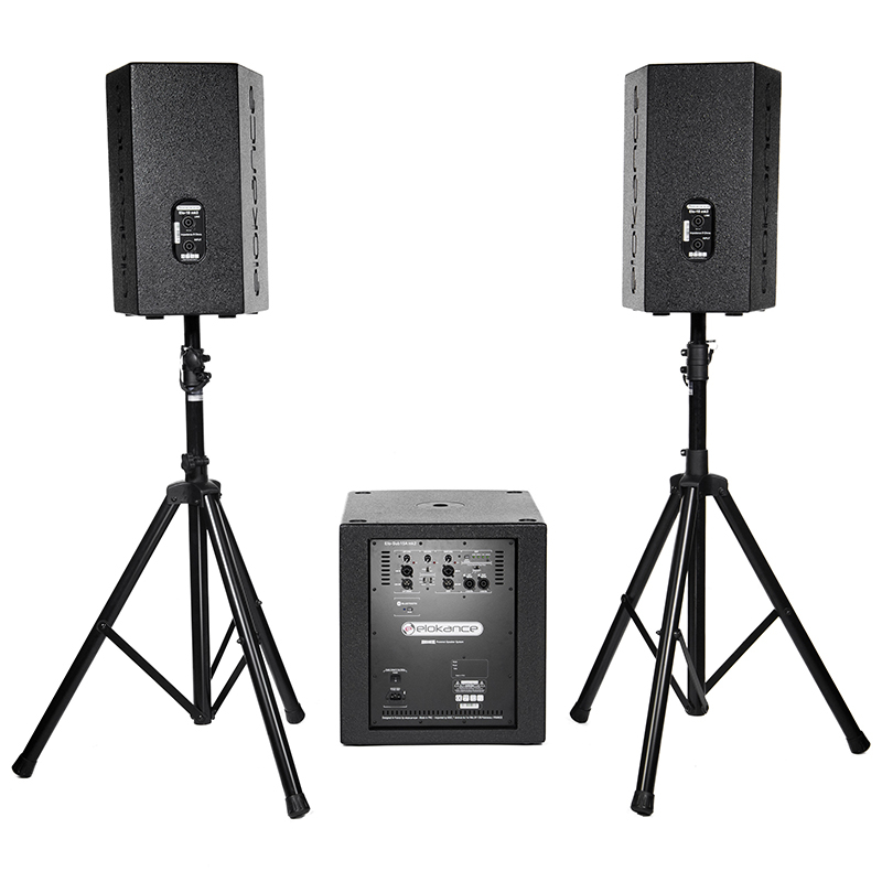 KIT SUBWOOFER 15"/38CM + 2 SATELITI 10"/25CM 800W RMS [4]