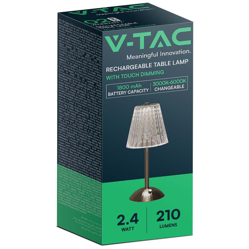 LAMPA BIROU 3W 3IN1 CU ACUMULATOR 1800MAH - NICKEL AURIU [3]