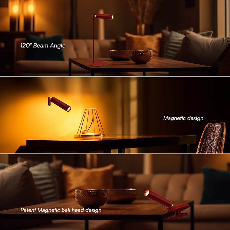 LAMPA BIROU MAGNETIC 3W 4000K - ROSU [7]