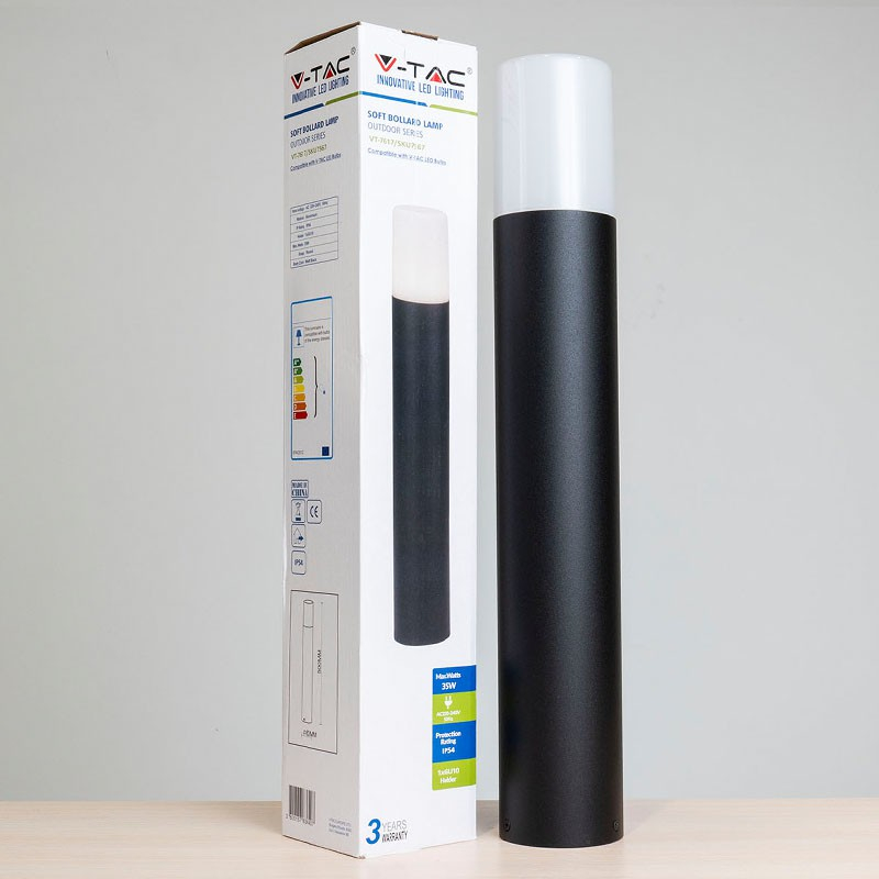 LAMPA GRADINA SOCLU GU10 80X80X50CM IP54 - NEGRU [4]