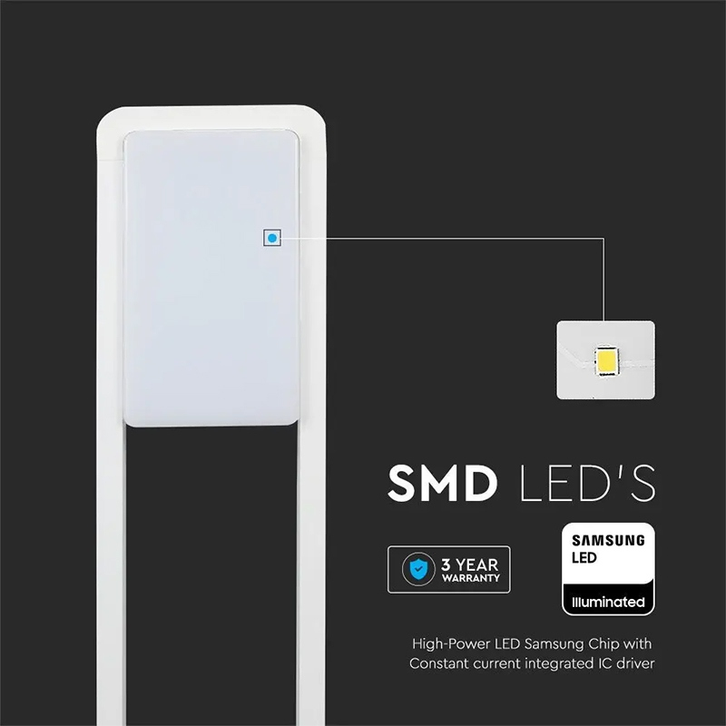 LAMPA ILUMINAT GRADINA 10W IP65 3000K ALB CALD - ALB [9]
