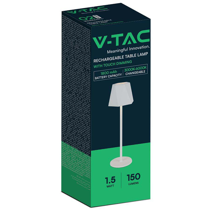 LAMPA LED 1.5W 3IN1 CU ACUMULATOR - ALB [4]