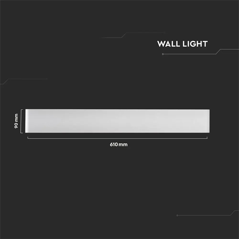 LAMPA LED 20W IP44 3000K ALB CALD - ALB [5]