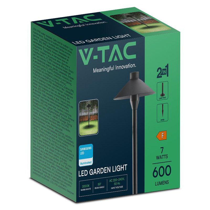 LAMPA LED 7W EXTERIOR TIP STALP/TARUS IP65 3000K [5]
