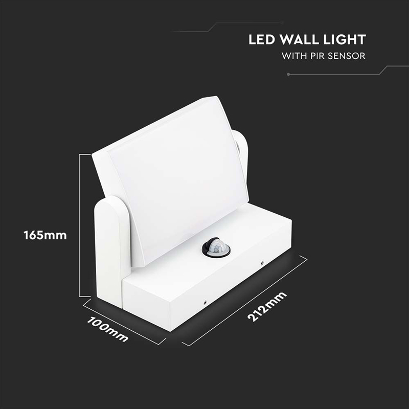 LAMPA LED CU SENZOR MISCARE 17W IP65 4000K- ALB [7]