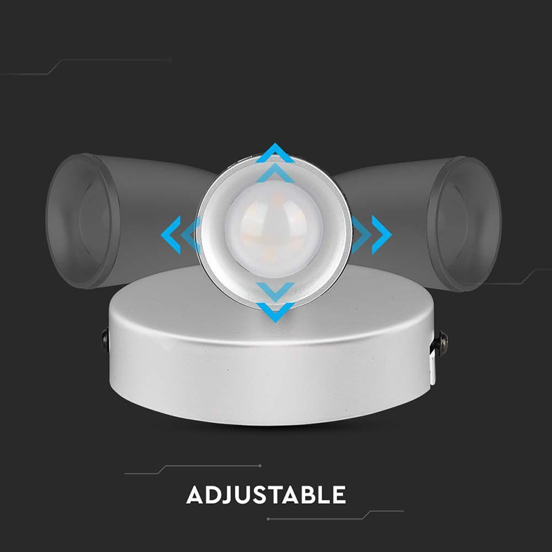 LAMPA LED MONTAJ PERETE 4.5W 4000K ALB NEUTRU - ALB [8]