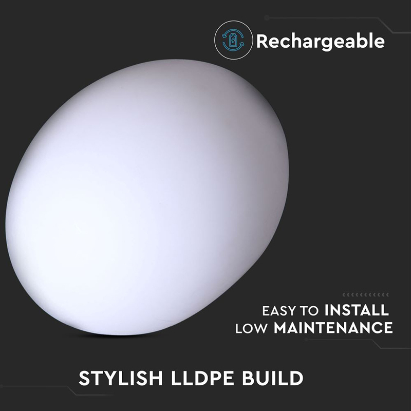 LAMPA LED RGB DECORATIVA EXTERIOR IP67 20X14CM [4]