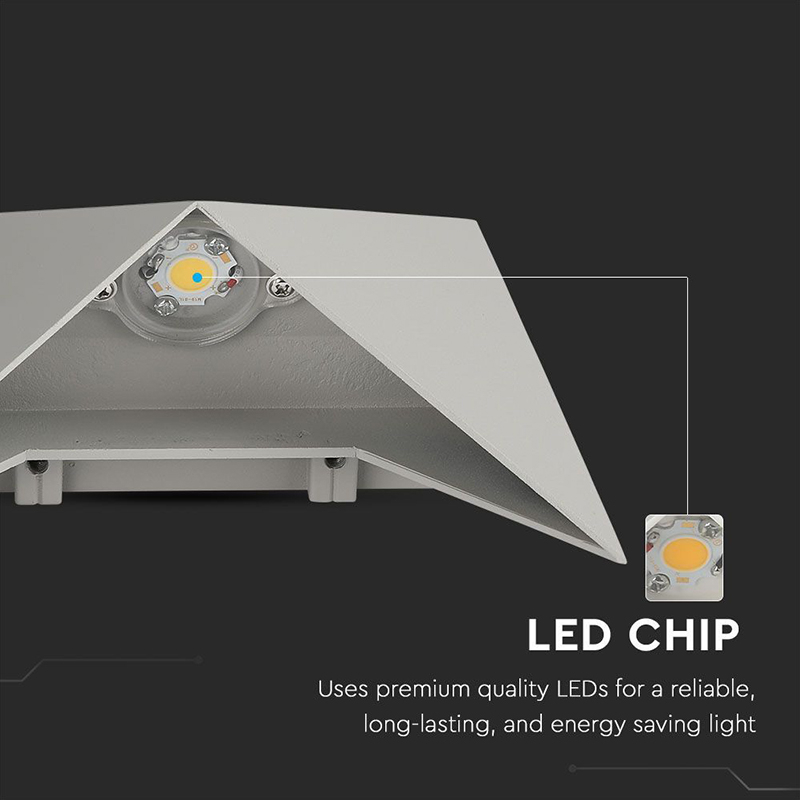 LAMPA PERETE LED 5W IP65 3000K - GRI [7]