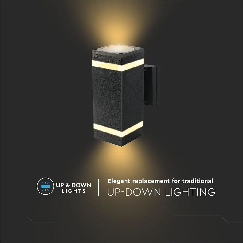 LAMPA PERETE SOCLU E27 IP44 - NEGRU [6]