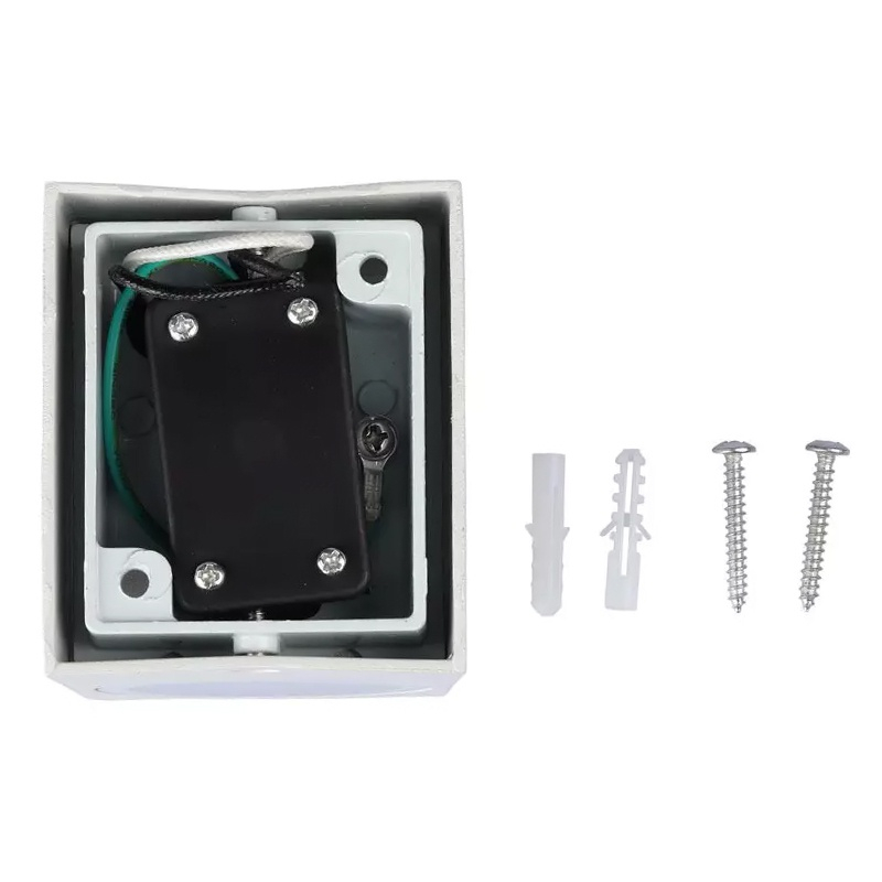 LAMPA PERETE SOCLU GU10 IP44 - ALB [3]
