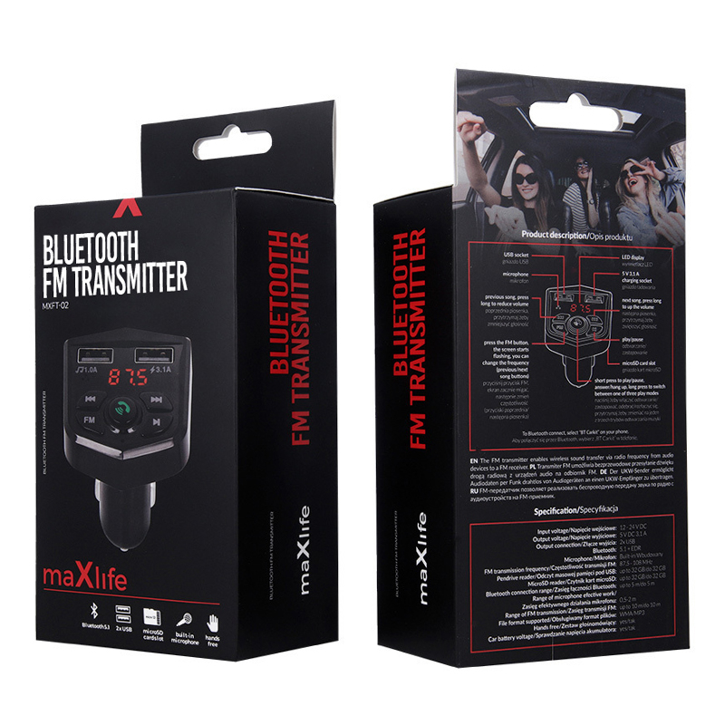 MODULATOR FM CU BLUETOOTH + 2USB [3]