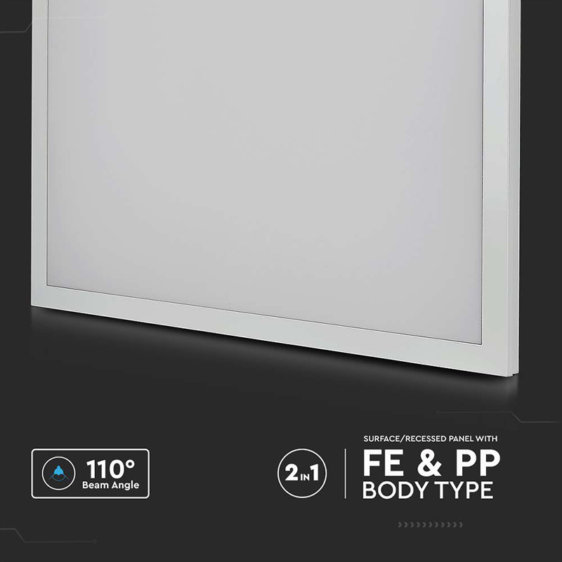 PANOU LED 36W APLICAT/INCASTRAT 60CM X 60CM 3960LM 6400K ALB RECE [11]