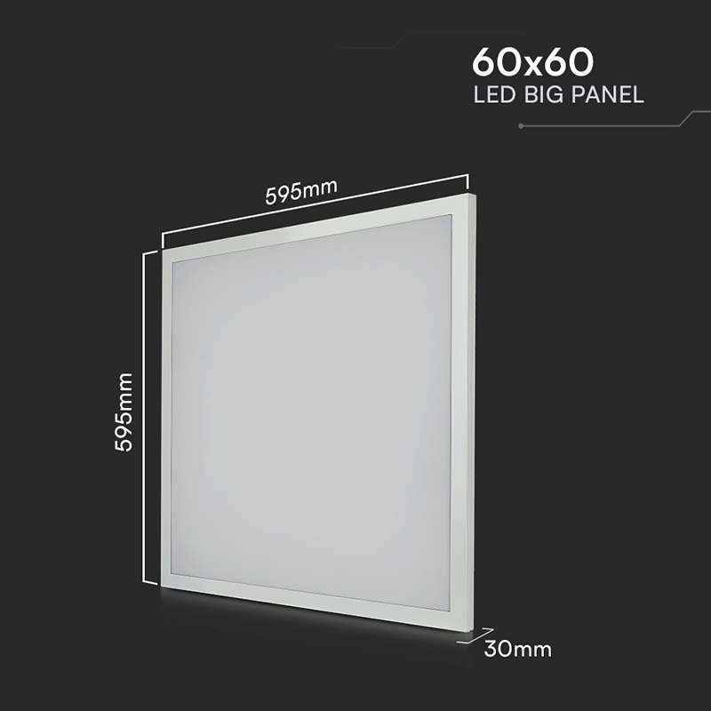 PANOU LED 60x60 36W APLICAT/INCASTRAT 3960LM 6500K ALB RECE, CIP SAMSUNG [10]