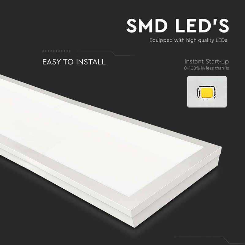 PANOU LED APLICABIL 36W 120 X 30CM 4000K ALB NEUTRU [6]
