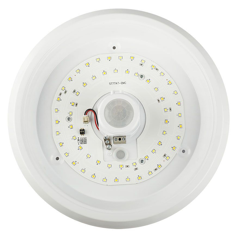 PLAFONIERA LED 12W IP20 SENZOR DE MISCARE 3IN1 - ALB [10]