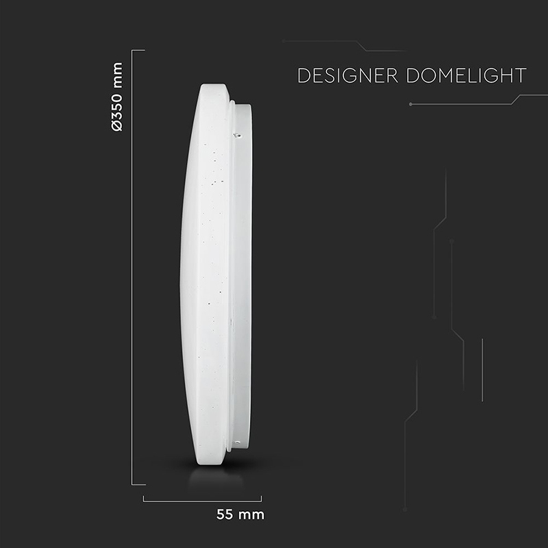 PLAFONIERA LED 24W 35CM 3 IN 1 - MODEL STELUTE [12]