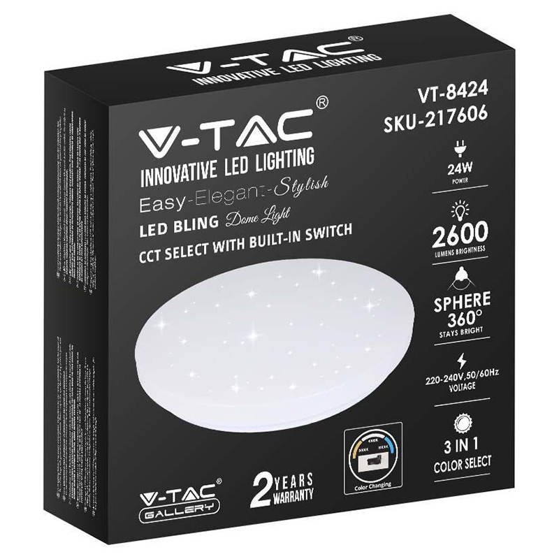 PLAFONIERA LED 24W 35CM 3 IN 1 - MODEL STELUTE [11]