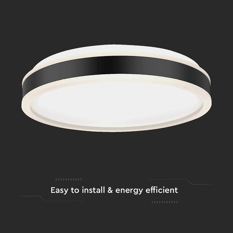 PLAFONIERA LED 24W 3IN1 - NEGRU [5]