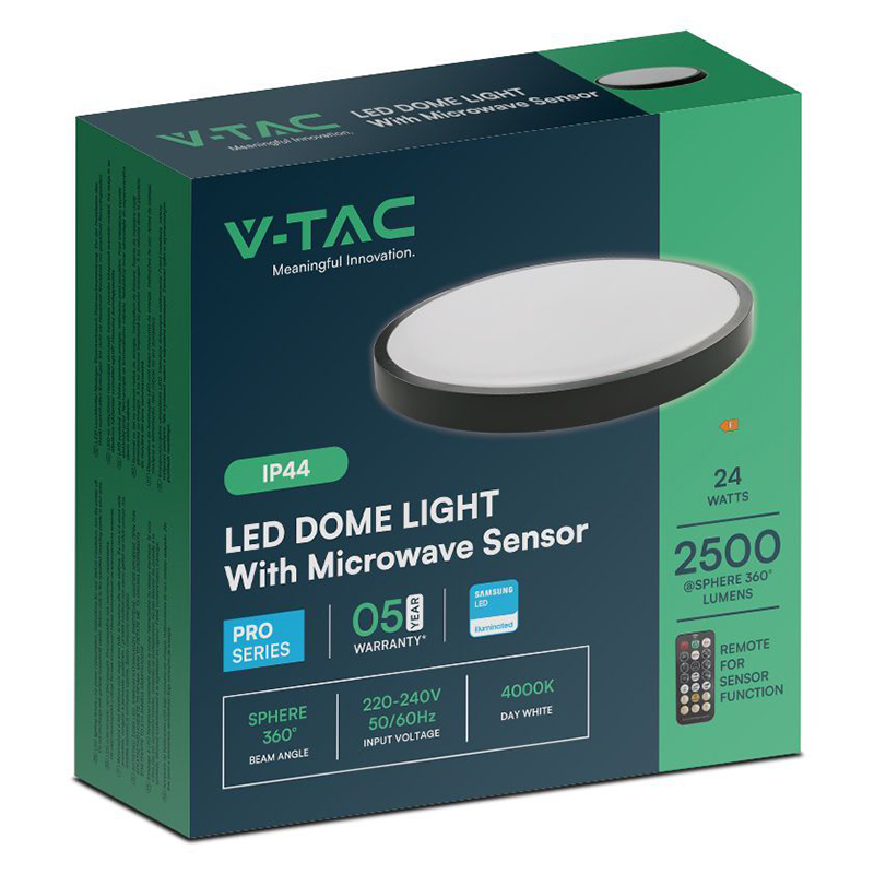 PLAFONIERA LED 24W 4000K IP44 CU SENZOR DE MISCARE [4]