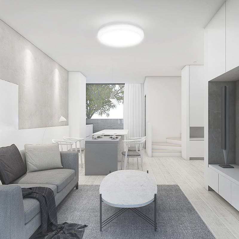 PLAFONIERA LED 24W IP44 6500K ALB RECE - ALB [8]