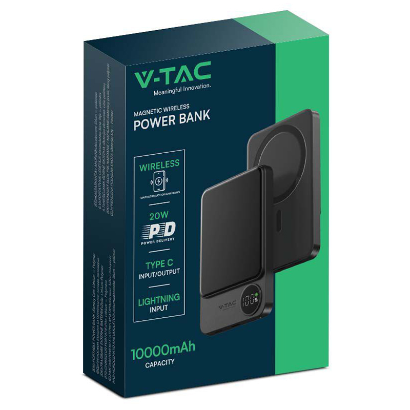 POWER BANK ULTRA SLIM 10000MAH WIRELESS FAST CHARGING [3]