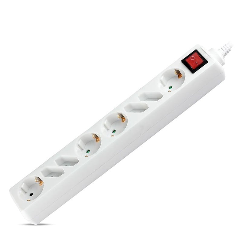 PRELUNGITOR 8 CAI CU INTRERUPATOR 1.5M( 3G1.5MM2) - ALB [3]