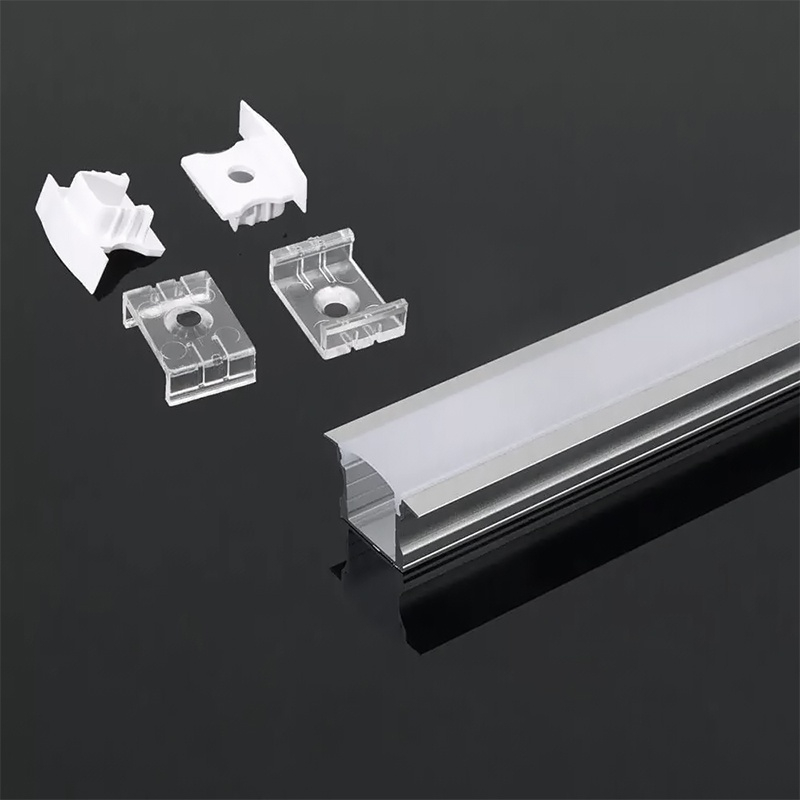 PROFIL ALUMINIU PENTRU BANDA LED 2M 23MM X1 5.5MM MAT [3]