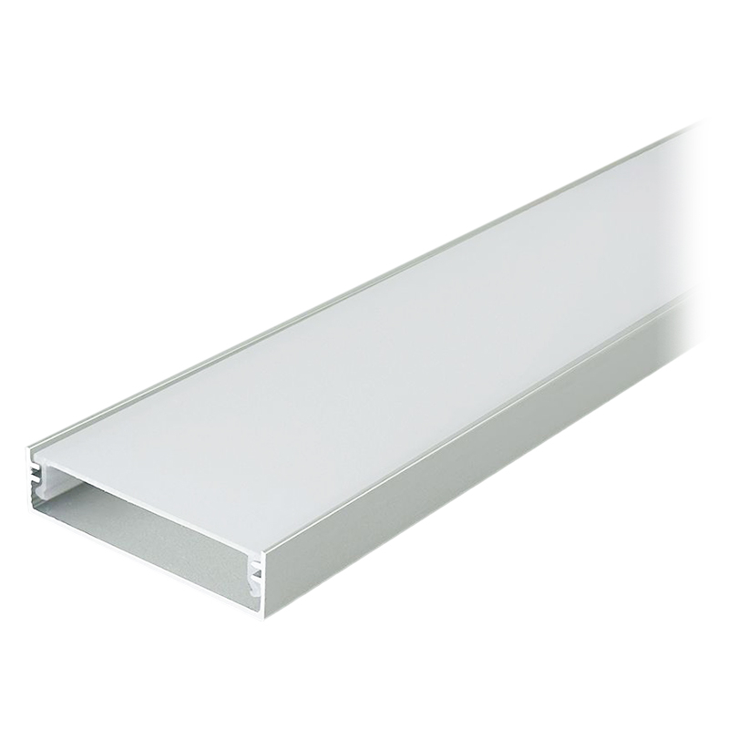 PROFIL ALUMINIU PENTRU BANDA LED 2M 40MM X 10MM - ARGINTIU [2]