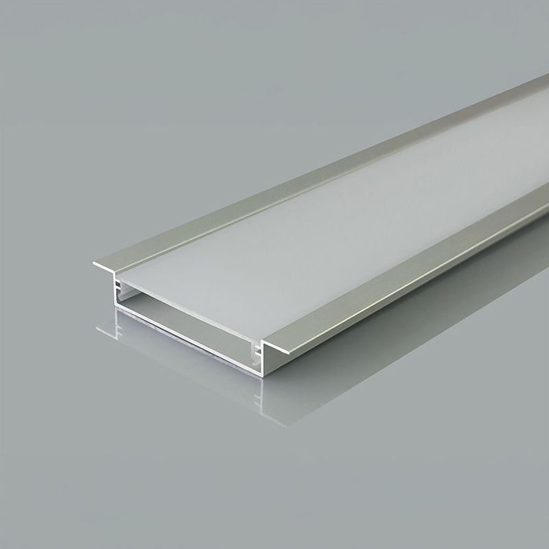 PROFIL ALUMINIU PENTRU BANDA LED 2M 50MM X 10MM - ARGINTIU [4]