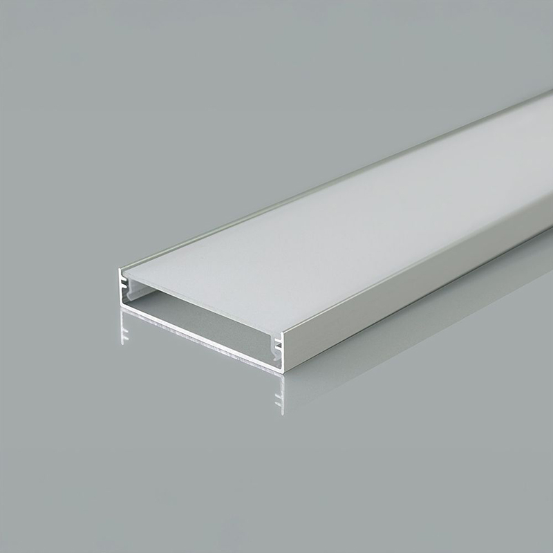 PROFIL ALUMINIU PENTRU BANDA LED 2M 50MM X 10MM - ARGINTIU [4]