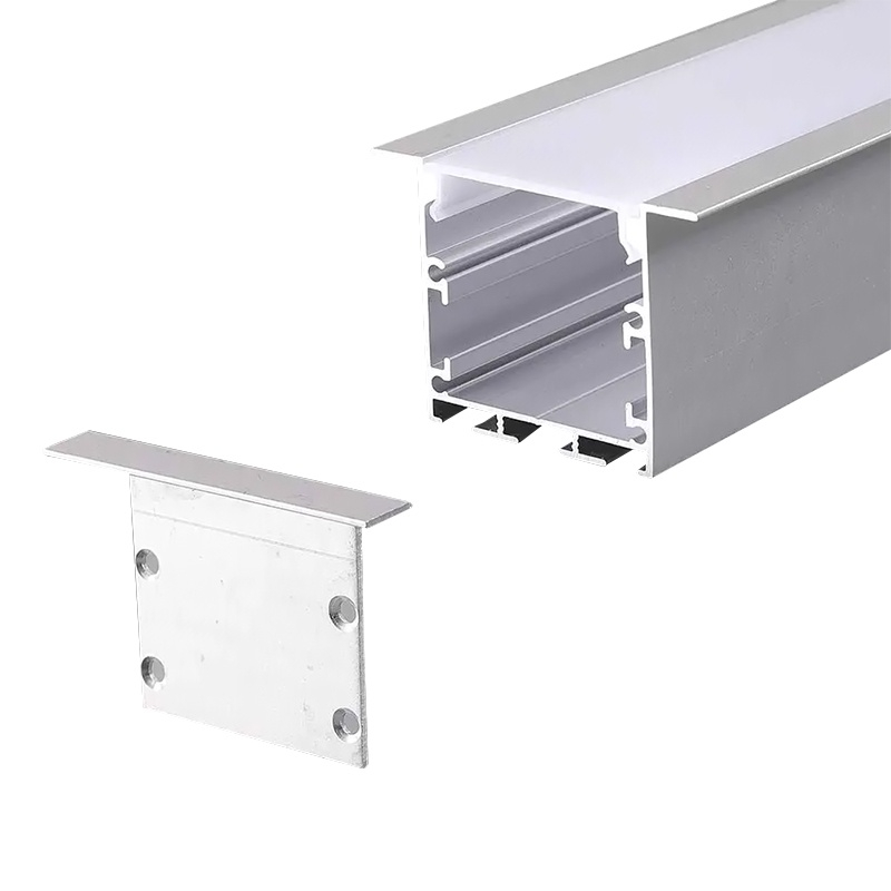 PROFIL ALUMINIU PENTRU BANDA LED 2M 50MM X 35MM ALB [2]