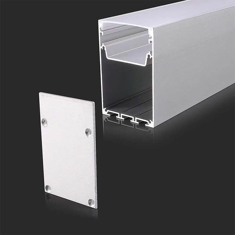 PROFIL ALUMINIU PENTRU BANDA LED 2M 50MM X 75MM ALB [3]