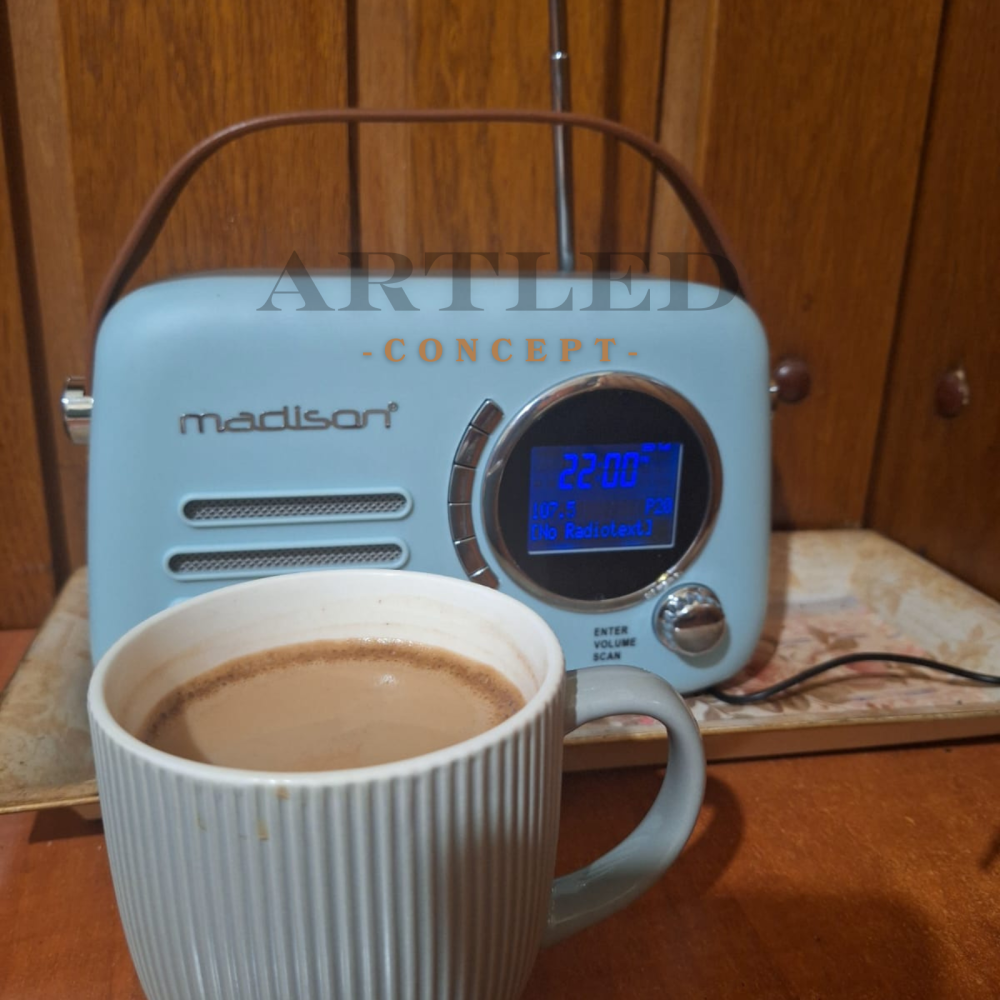 RADIO FM/DAB PORTABIL VINTAGE 30W CU FUNCTIE BLUETOOTH/AUX [2]