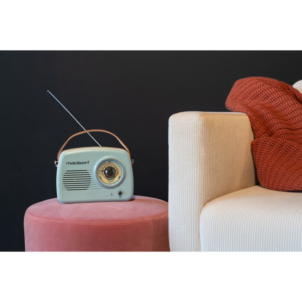 RADIO FM/DAB PORTABIL VINTAGE 30W CU FUNCTIE BLUETOOTH/AUX [3]