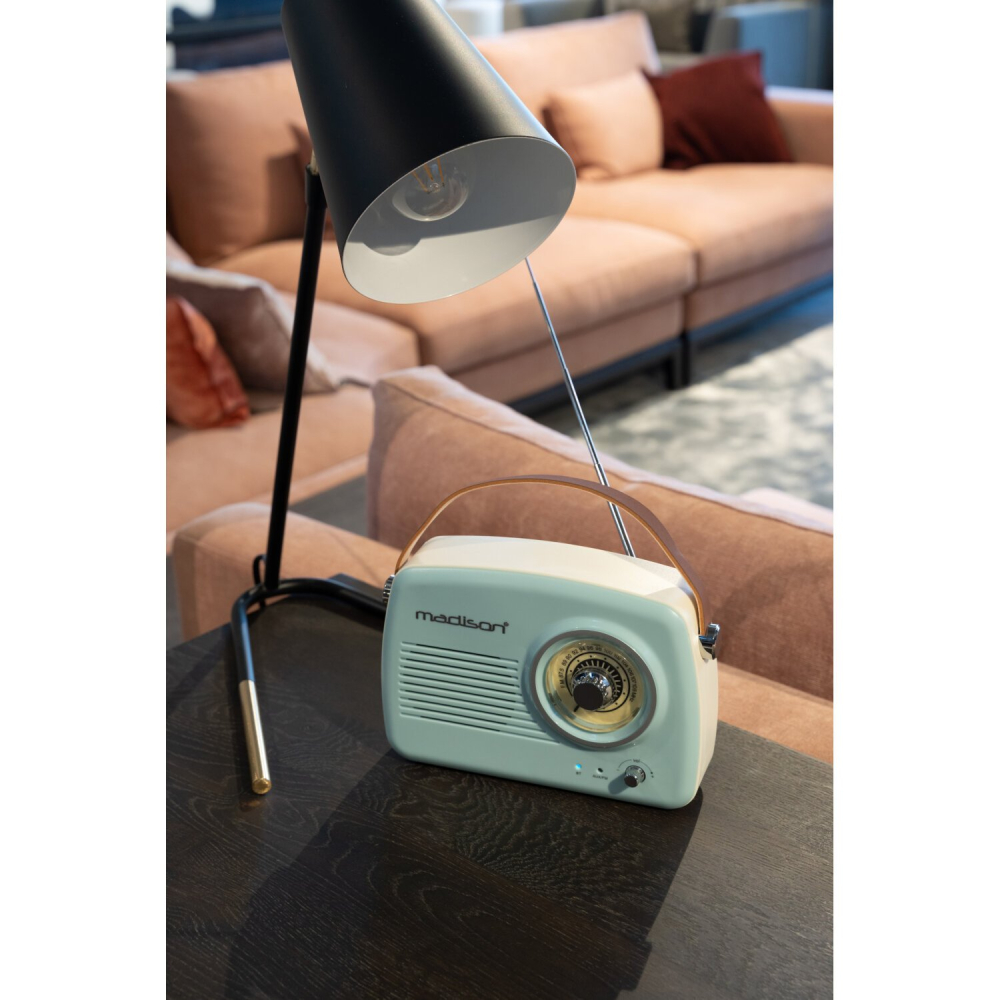 RADIO FM/DAB PORTABIL VINTAGE 30W CU FUNCTIE BLUETOOTH/AUX [4]