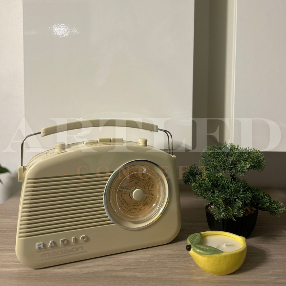 RADIO FM PORTABIL VINTAGE 15W CU FUNCTIE BLUETOOTH/AUX [4]