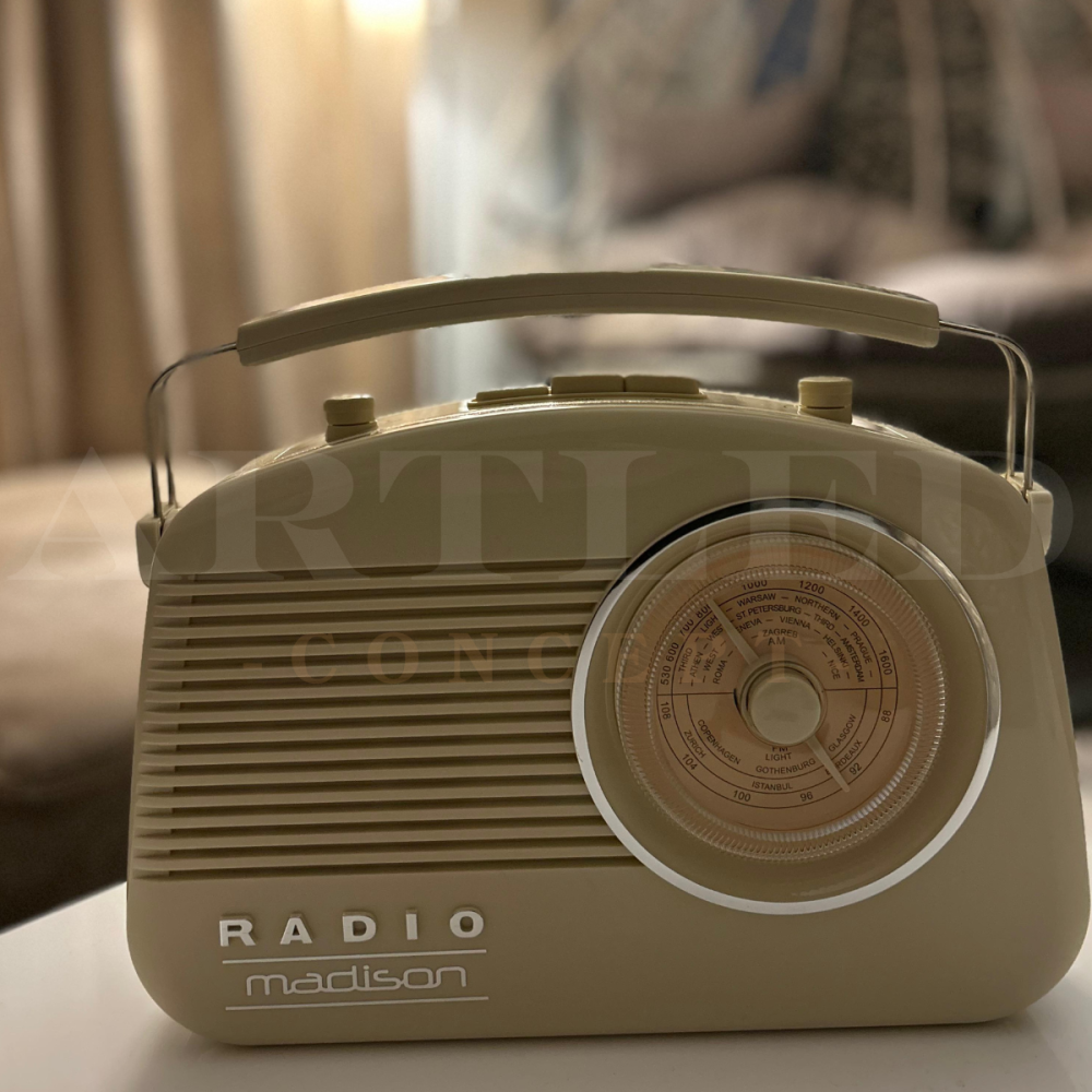 RADIO FM PORTABIL VINTAGE 15W CU FUNCTIE BLUETOOTH/AUX [3]