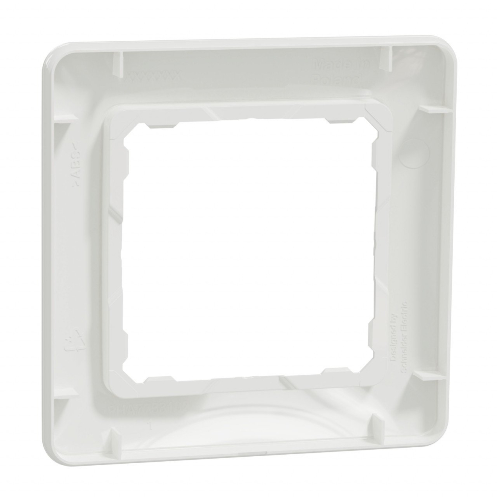 Rama simpla IP 20, Alb, Schneider Sedna Design SDD311801 [3]