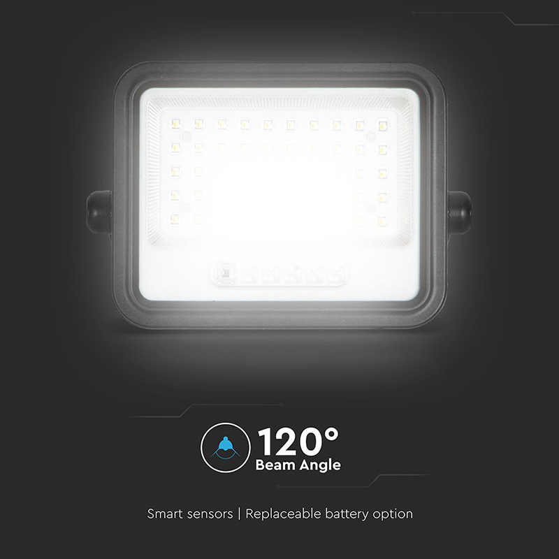 REFLECTOR CU INCARCARE SOLARA 100W 1200LM 7IN1 - NEGRU [5]